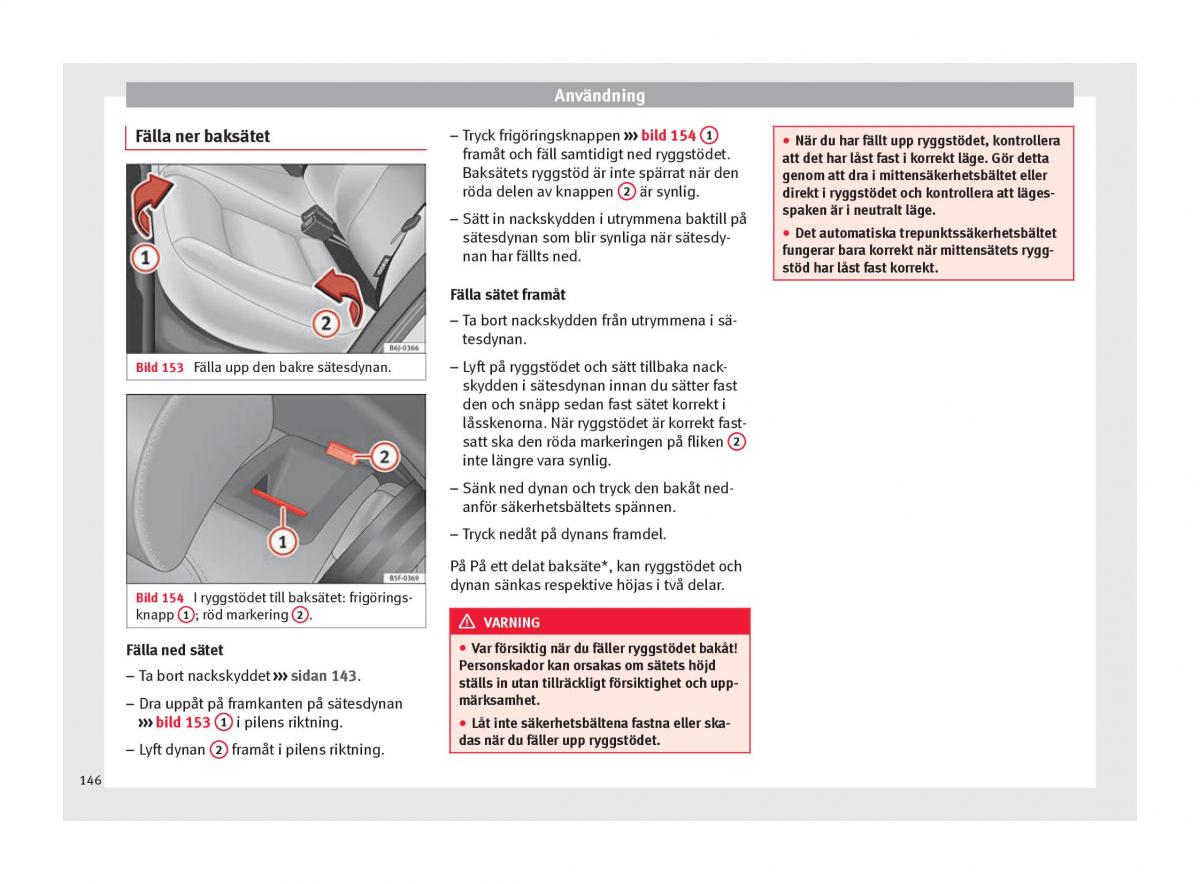 Seat Arona instruktionsbok / page 148