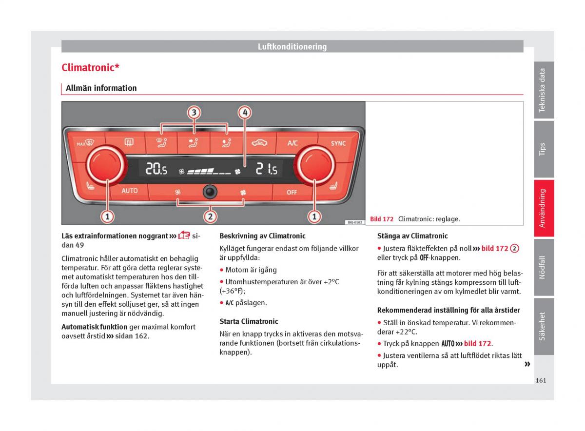 Seat Arona instruktionsbok / page 163