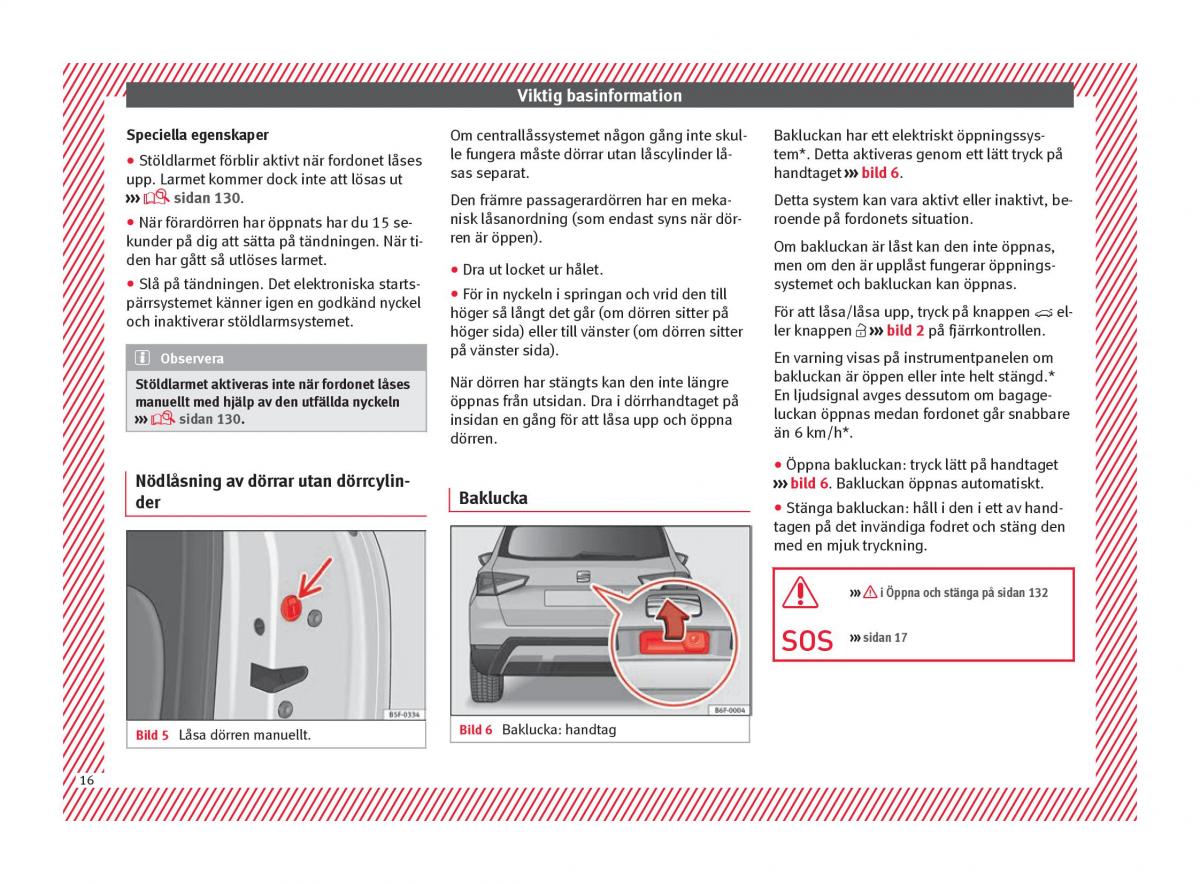 Seat Arona instruktionsbok / page 18