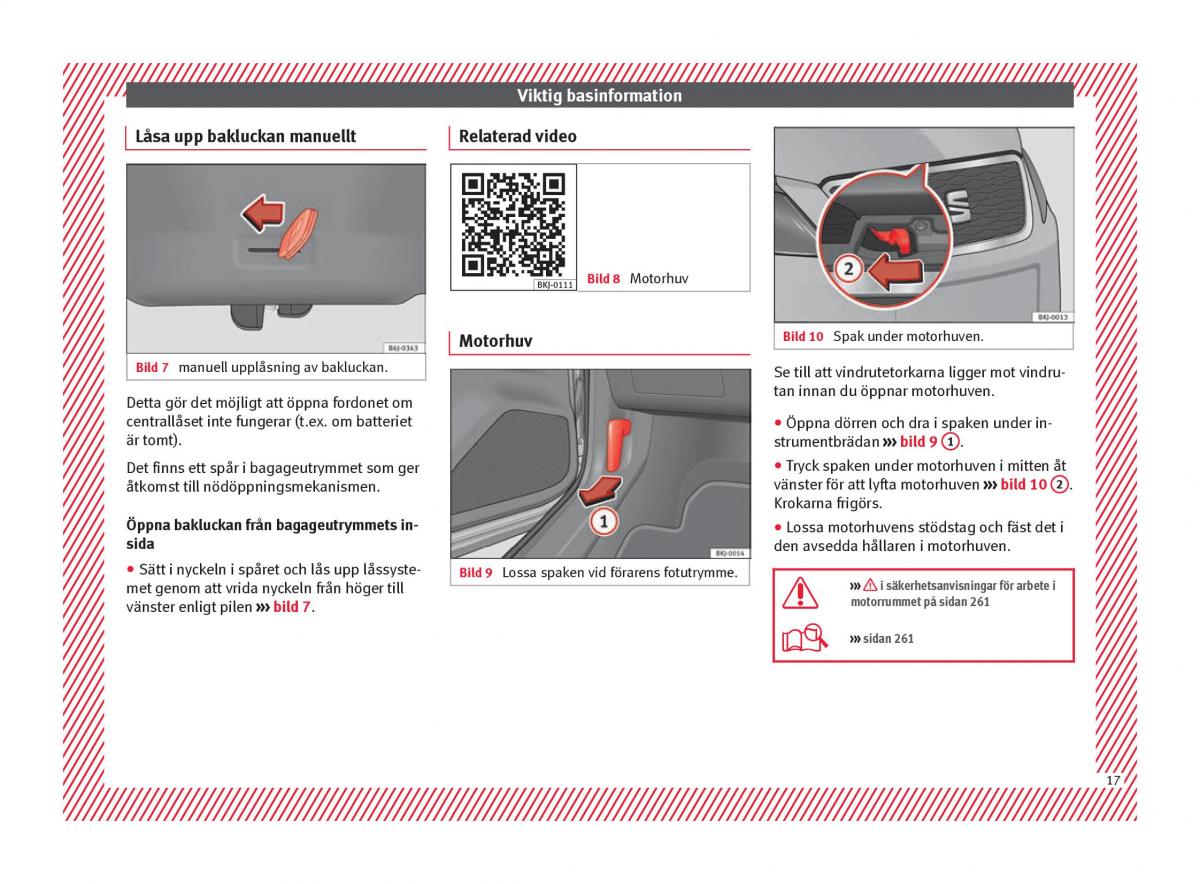 Seat Arona instruktionsbok / page 19