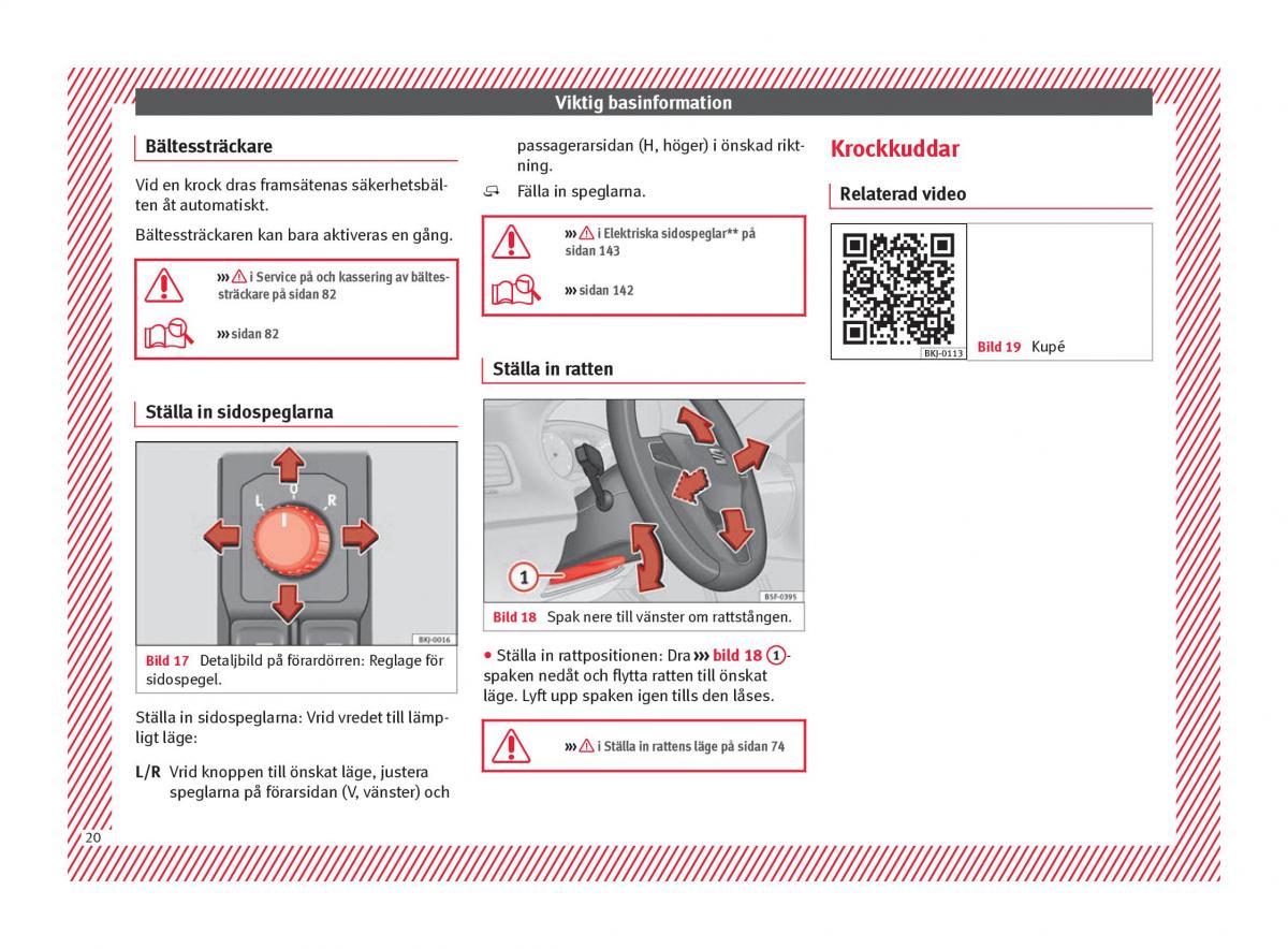 Seat Arona instruktionsbok / page 22