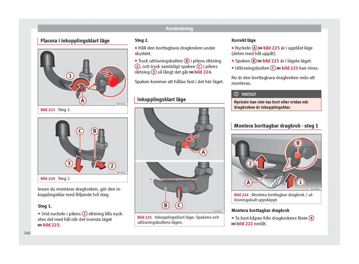 Seat Arona instruktionsbok / page 242