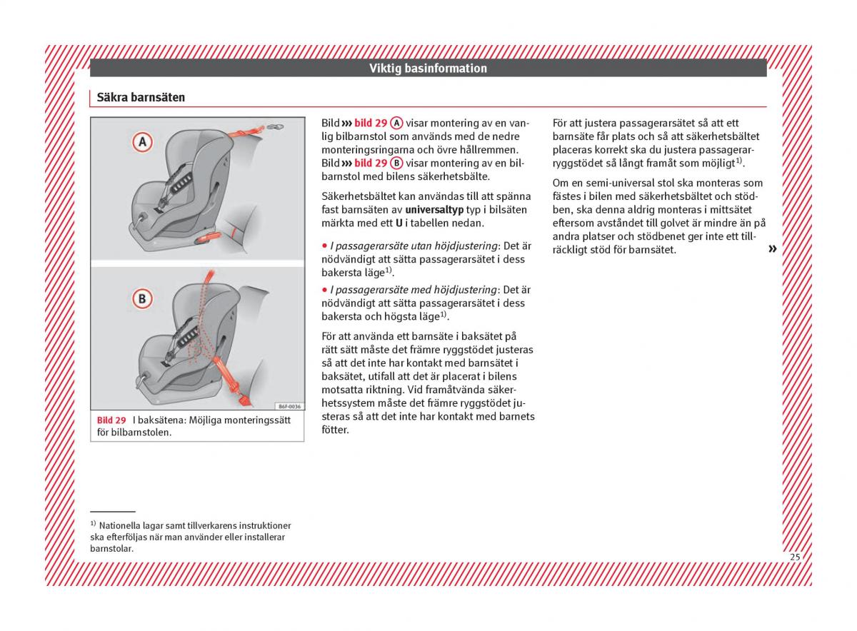 Seat Arona instruktionsbok / page 27