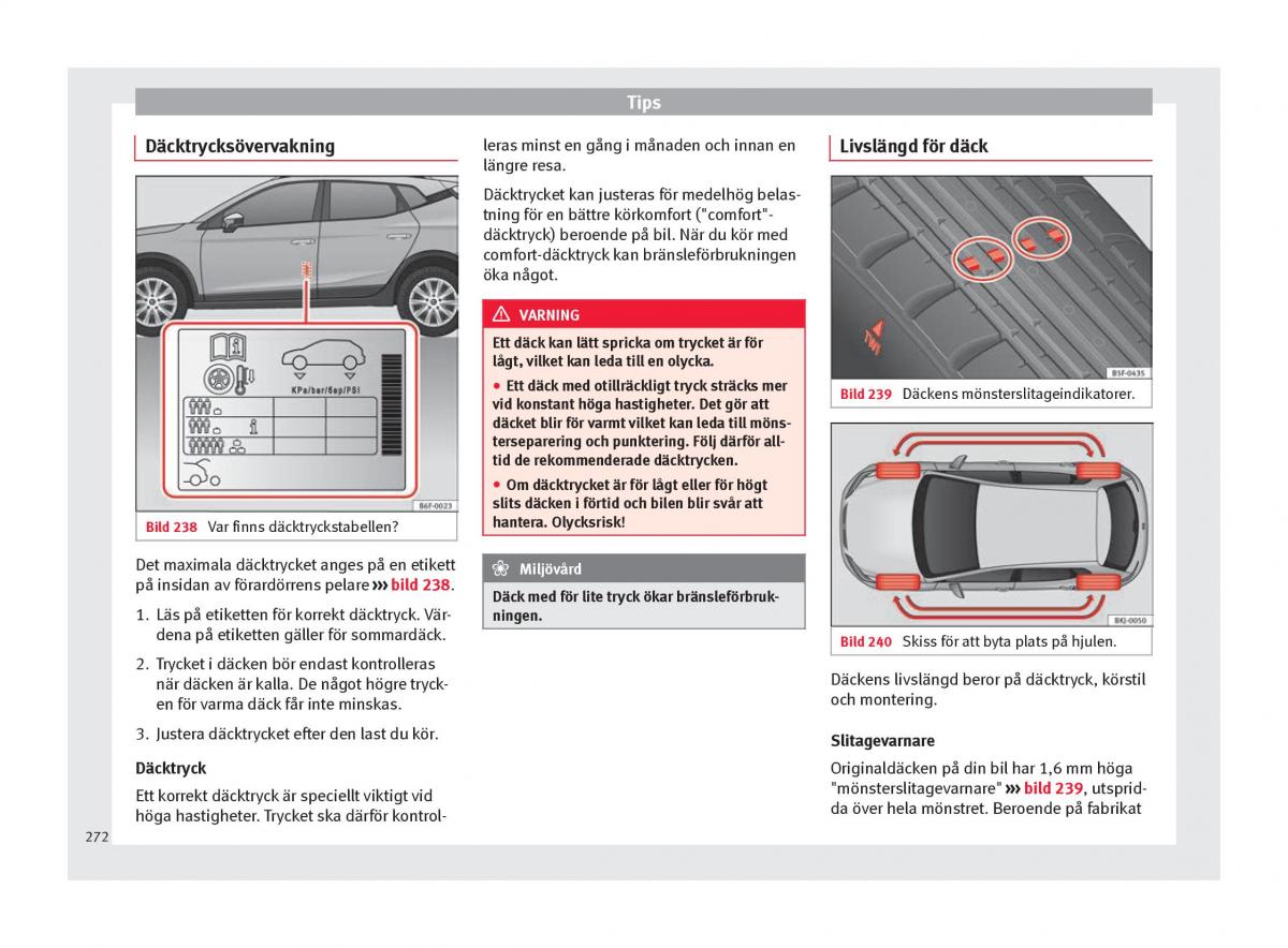 Seat Arona instruktionsbok / page 274