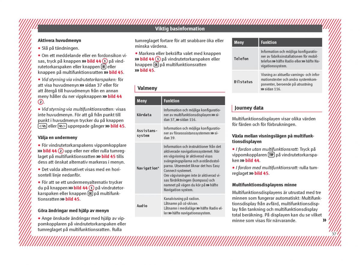 Seat Arona instruktionsbok / page 39