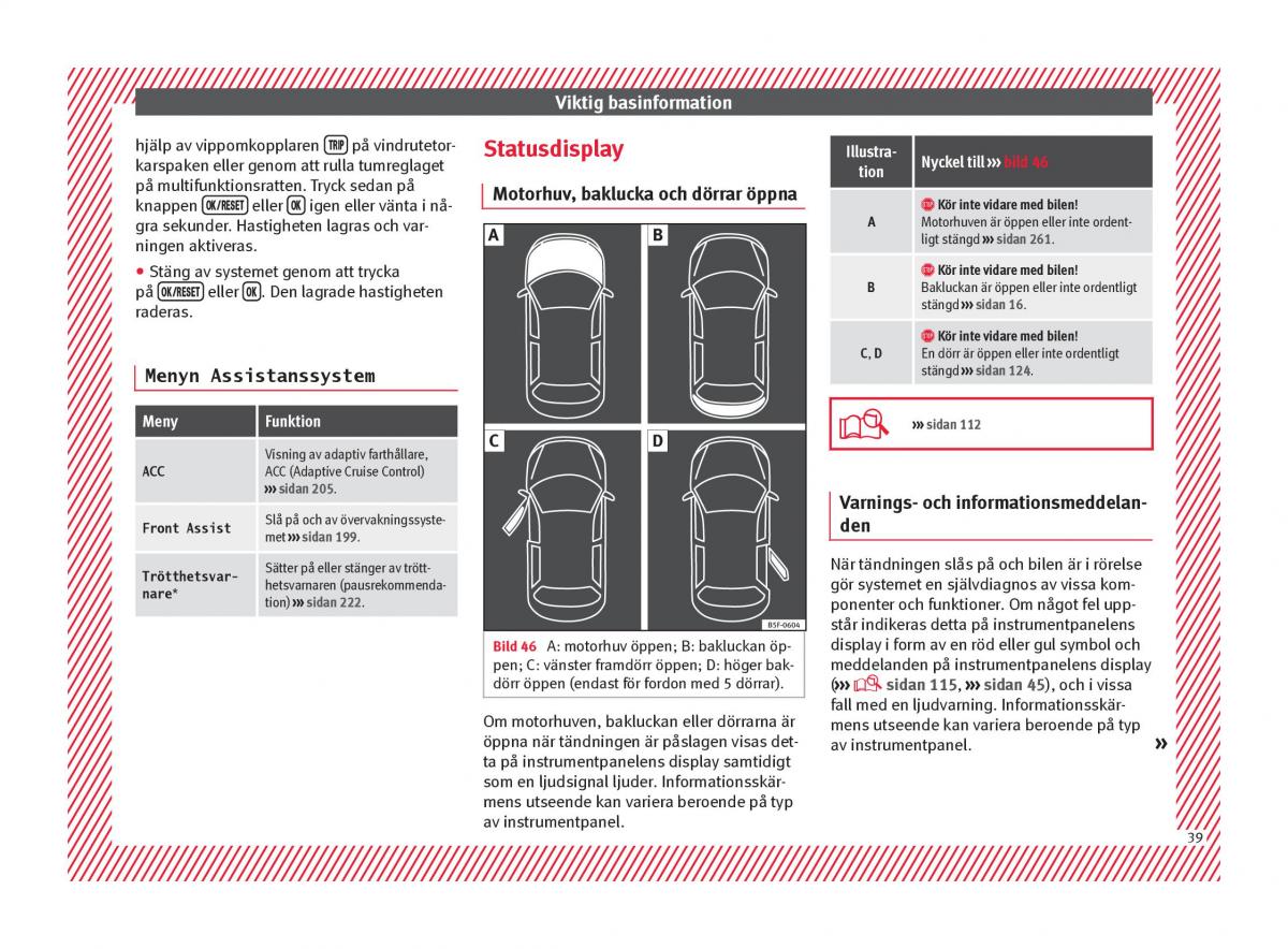 Seat Arona instruktionsbok / page 41