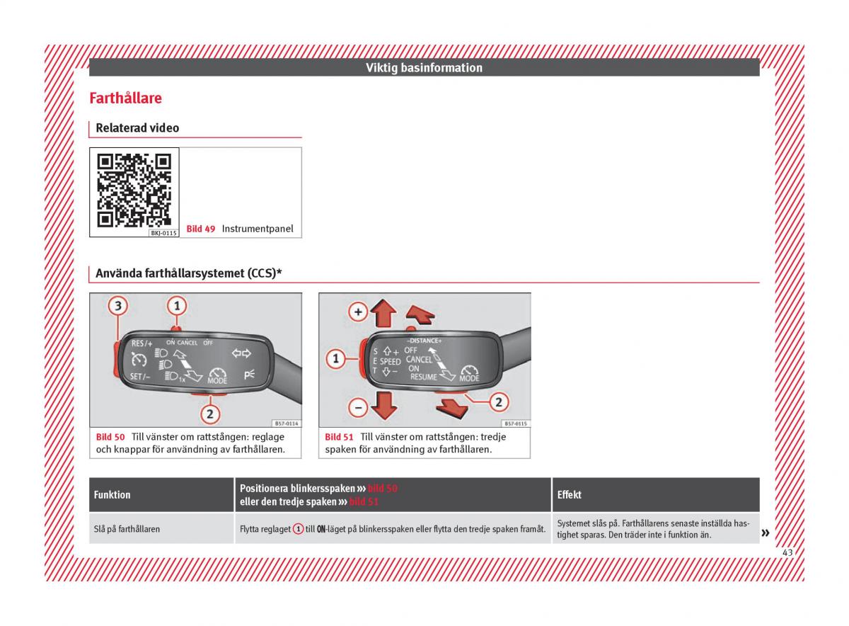 Seat Arona instruktionsbok / page 45