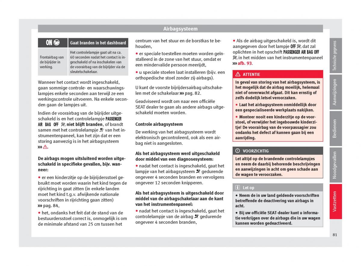 Seat Ateca handleiding / page 83