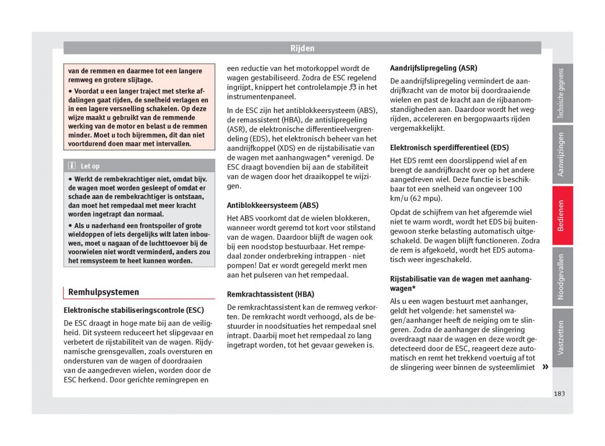 Seat Ateca handleiding / page 185