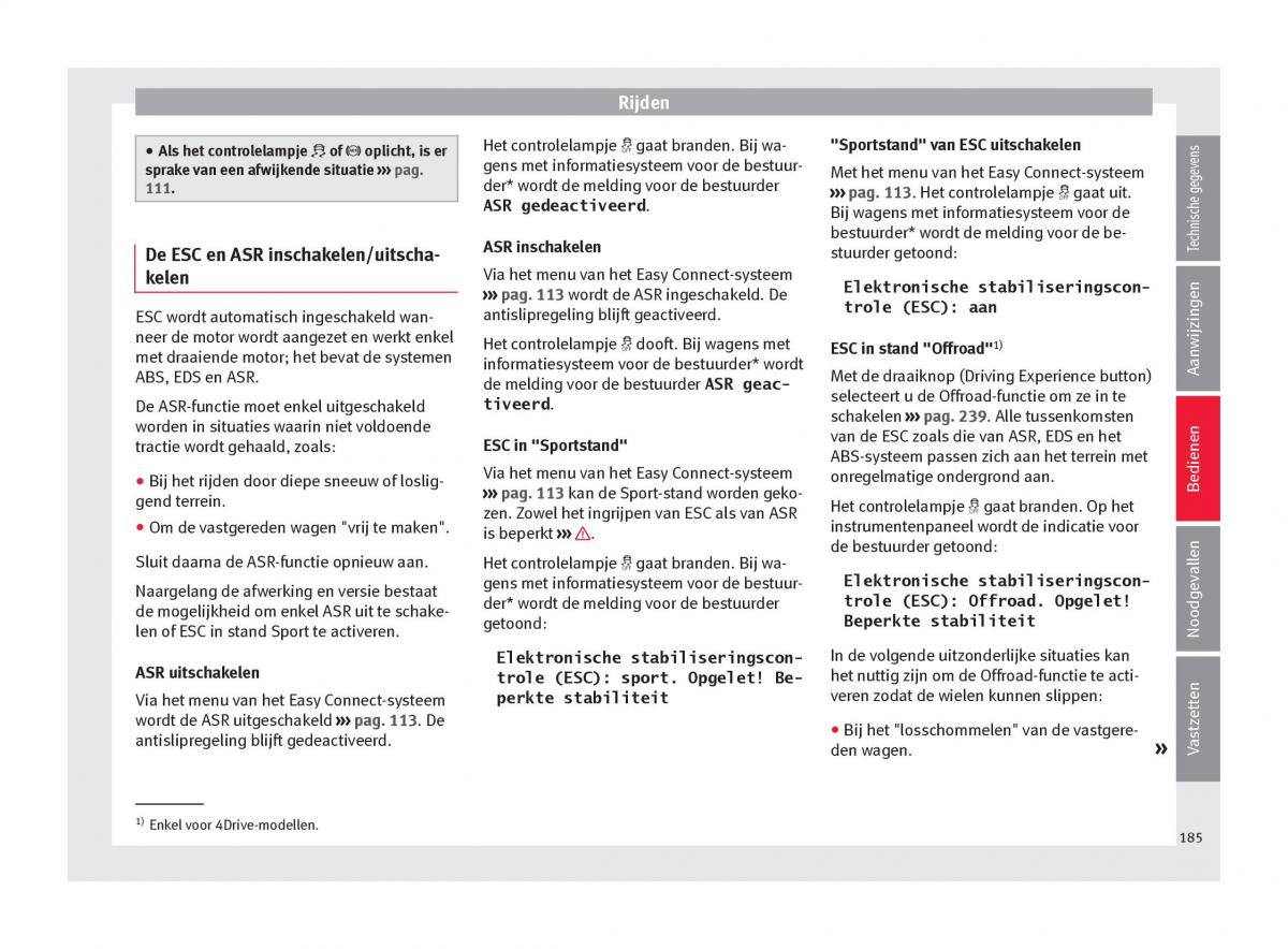 Seat Ateca handleiding / page 187