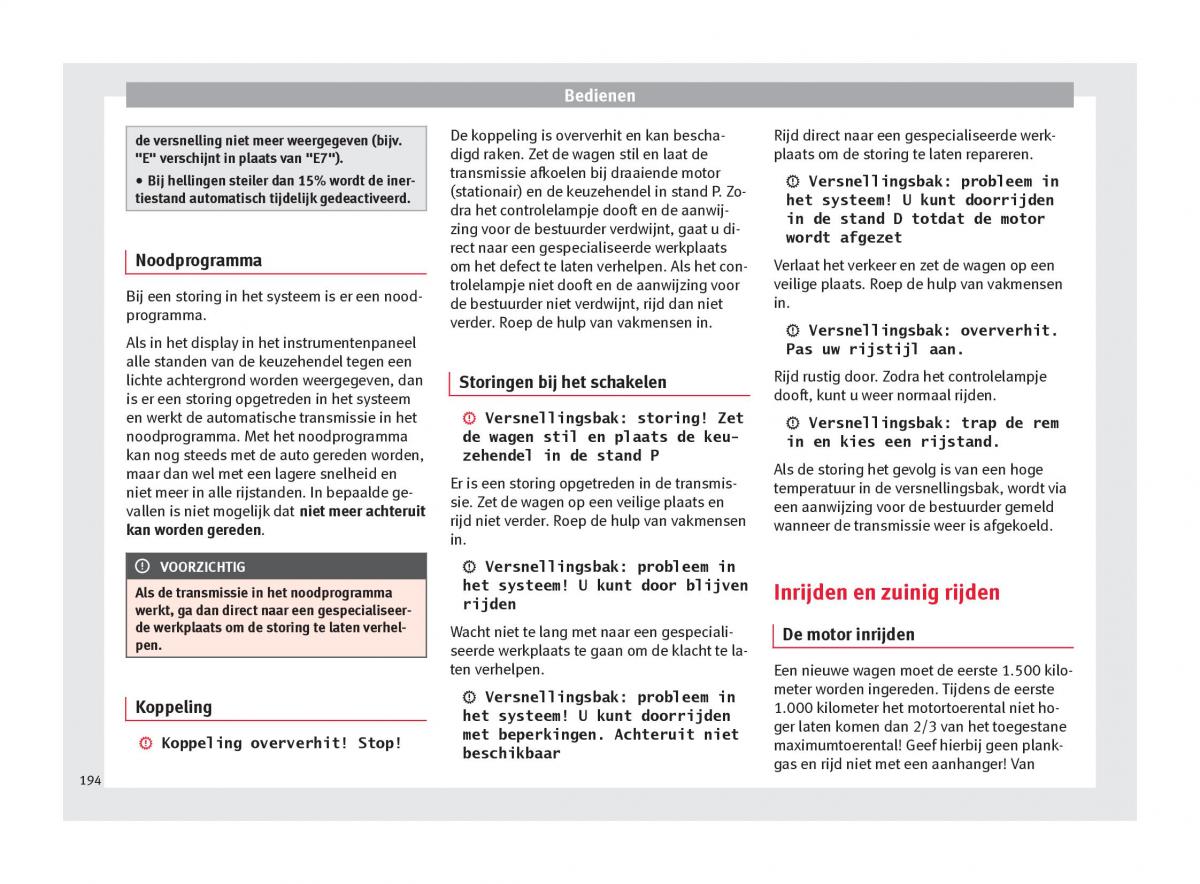 Seat Ateca handleiding / page 196