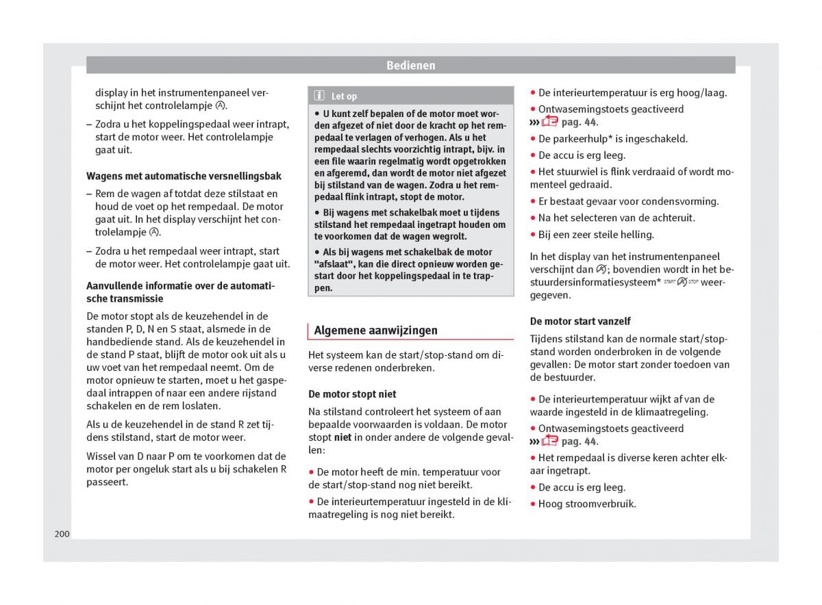 Seat Ateca handleiding / page 202