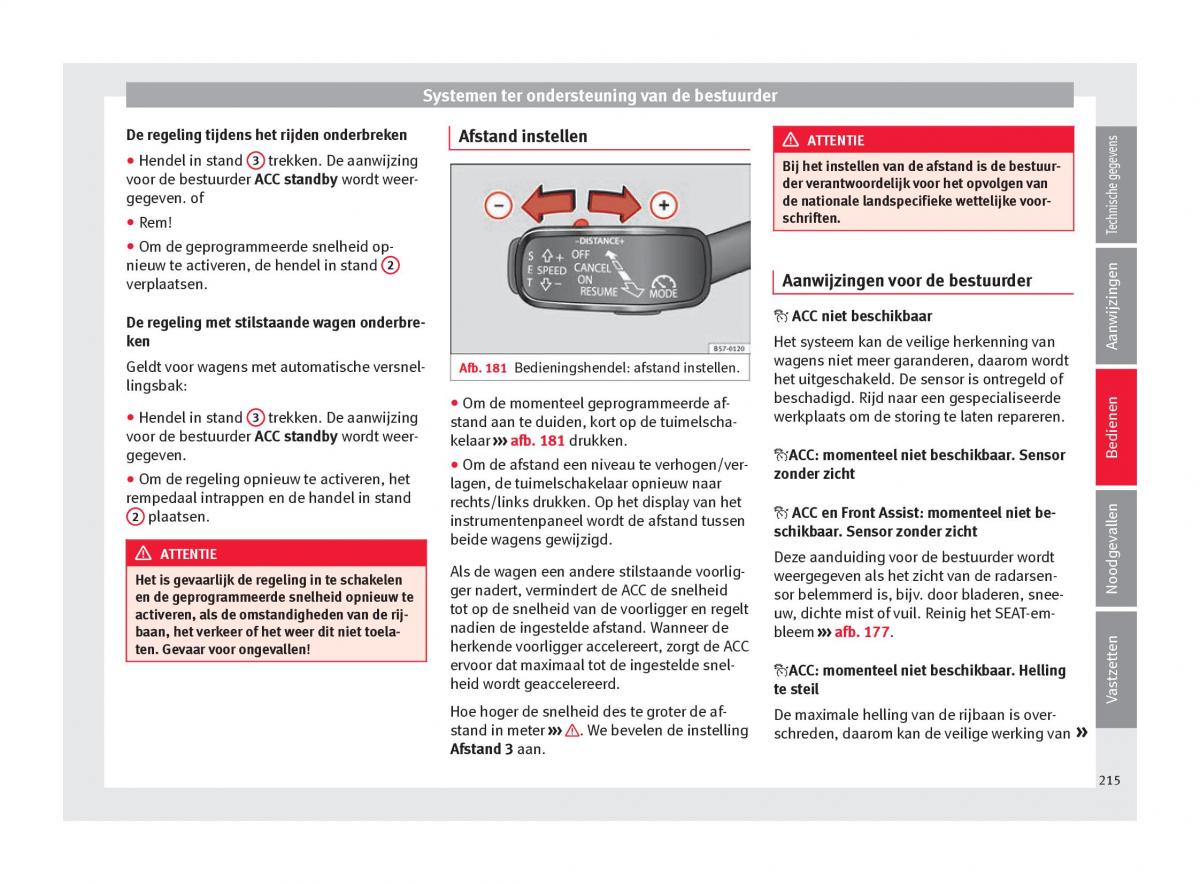 Seat Ateca handleiding / page 217