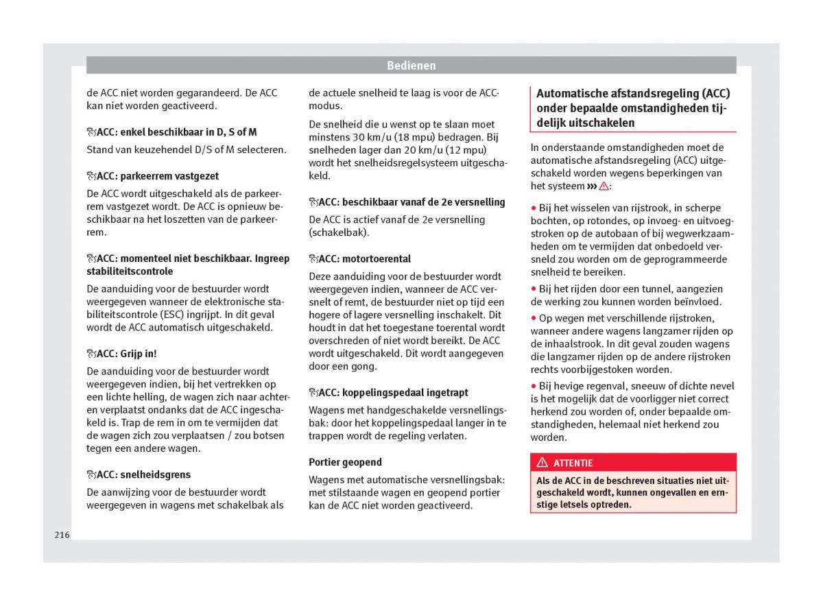 Seat Ateca handleiding / page 218