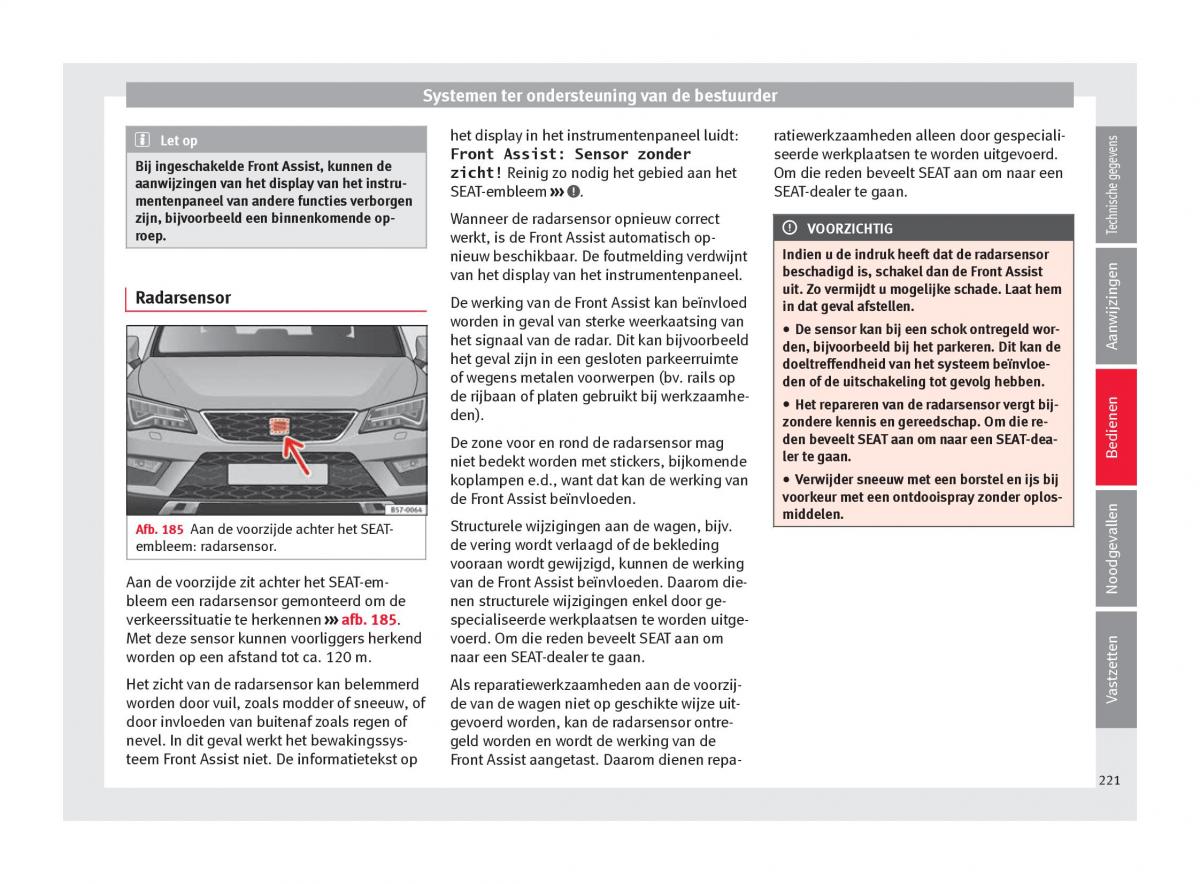 Seat Ateca handleiding / page 223