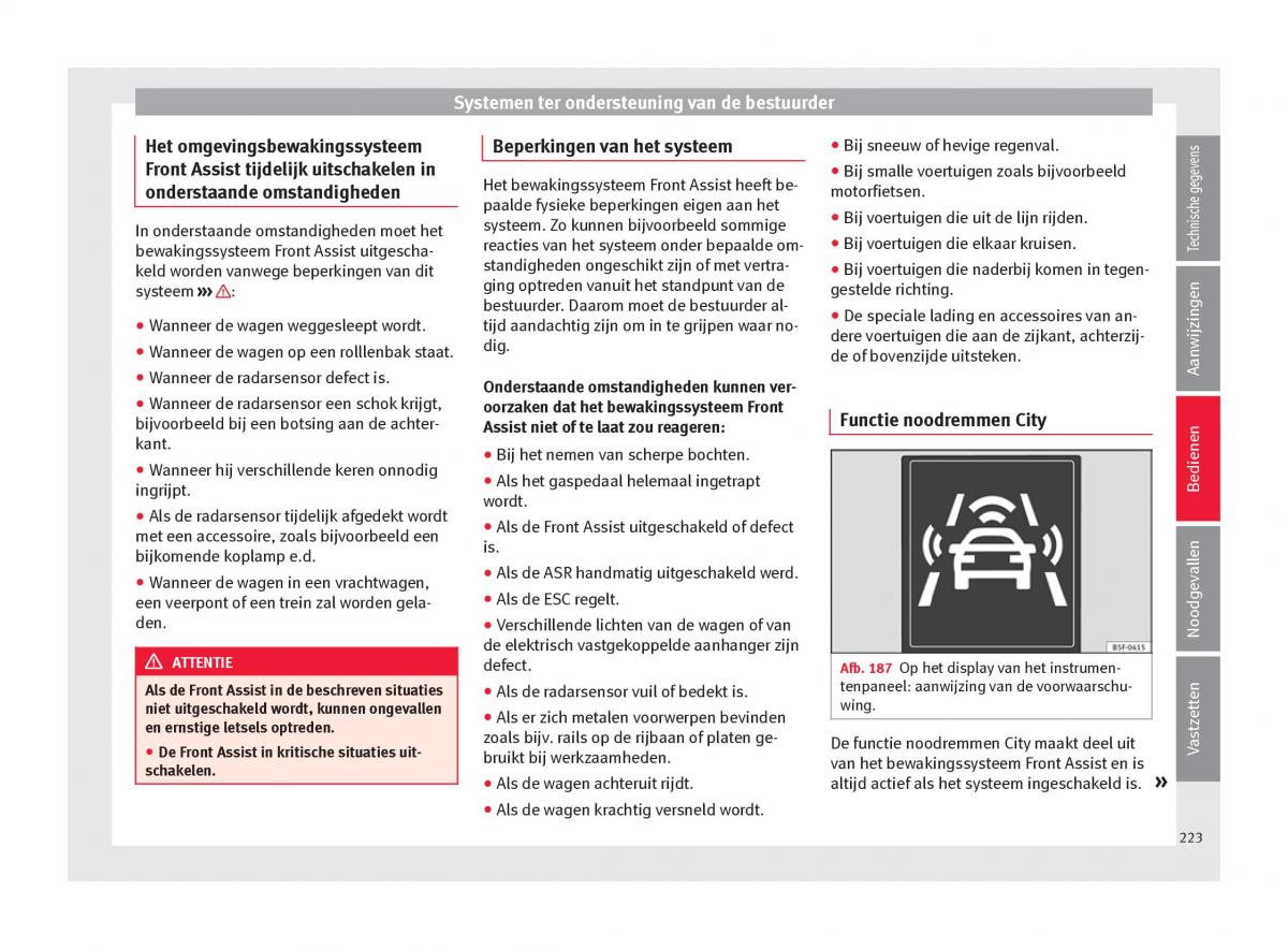 Seat Ateca handleiding / page 225