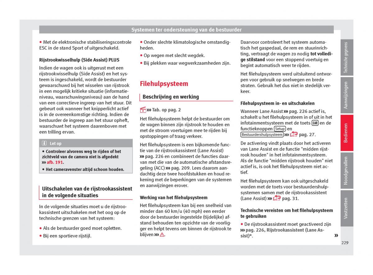 Seat Ateca handleiding / page 231