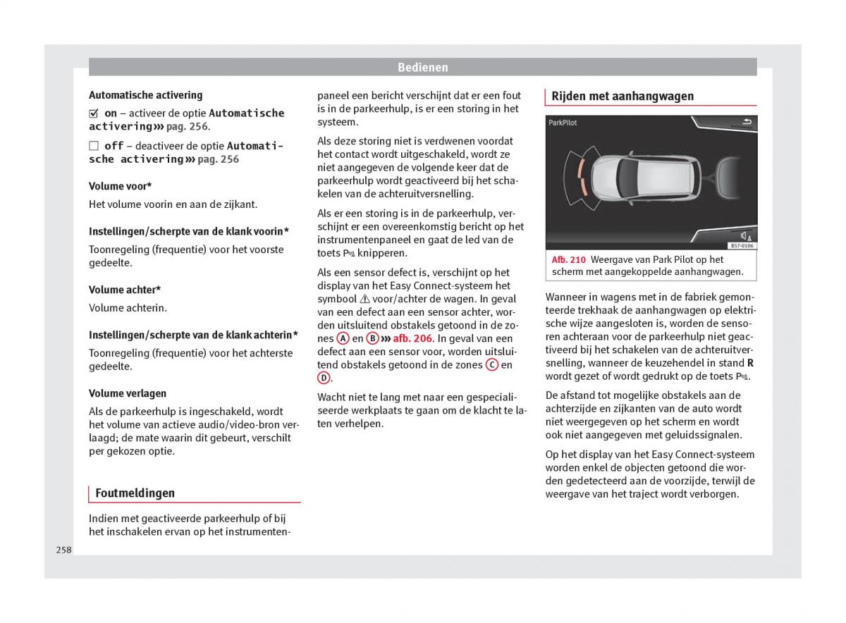 Seat Ateca handleiding / page 260