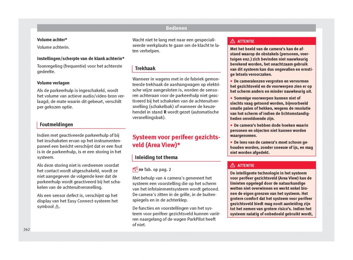 Seat Ateca handleiding / page 264