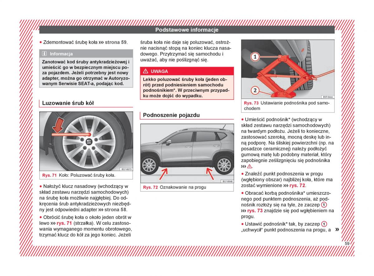 Seat Ateca instrukcja obslugi / page 61