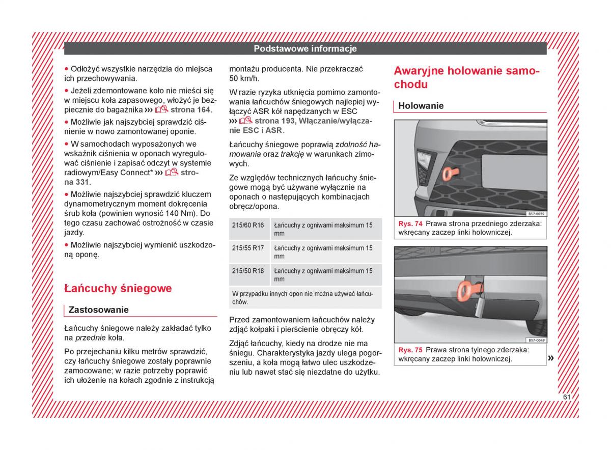 Seat Ateca instrukcja obslugi / page 63