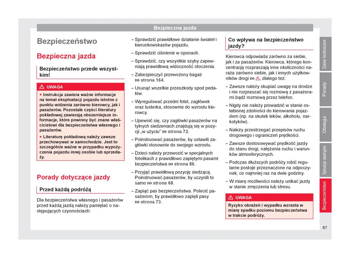 Seat Ateca instrukcja obslugi / page 69