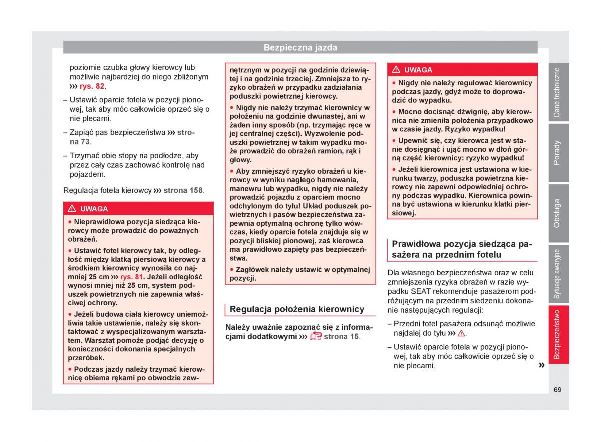 Seat Ateca instrukcja obslugi / page 71