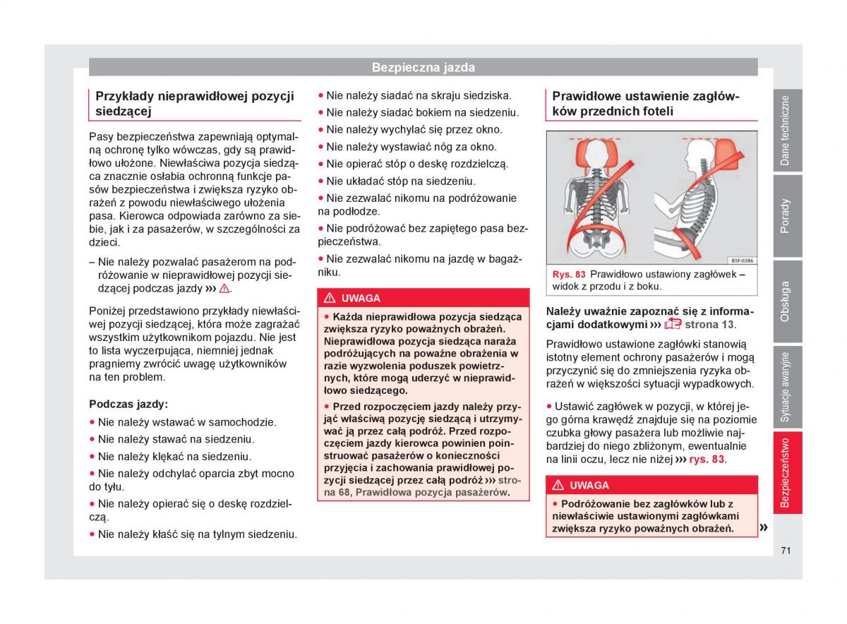 Seat Ateca instrukcja obslugi / page 73