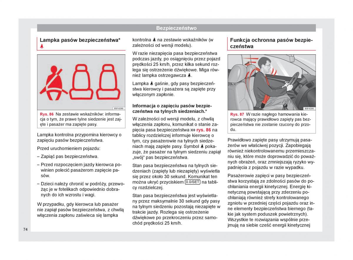 Seat Ateca instrukcja obslugi / page 76