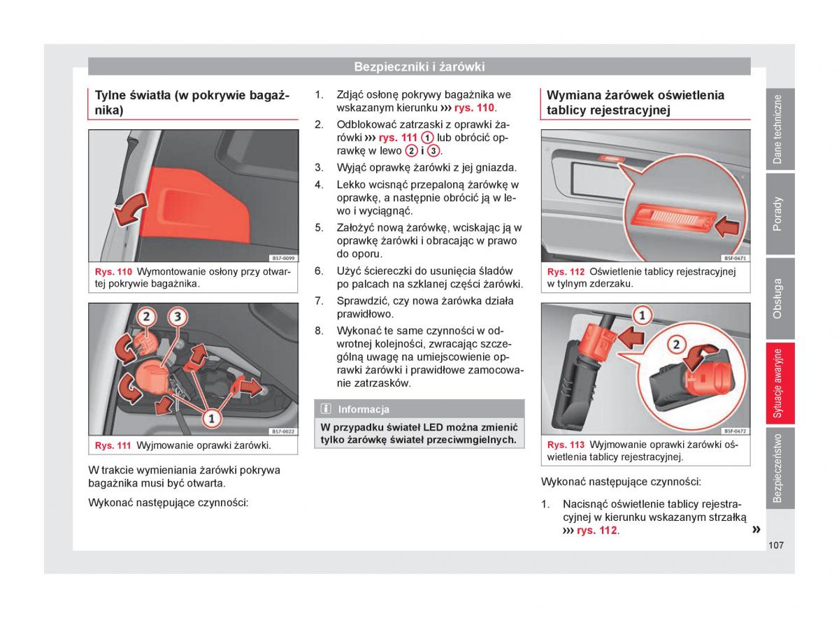 Seat Ateca instrukcja obslugi / page 109