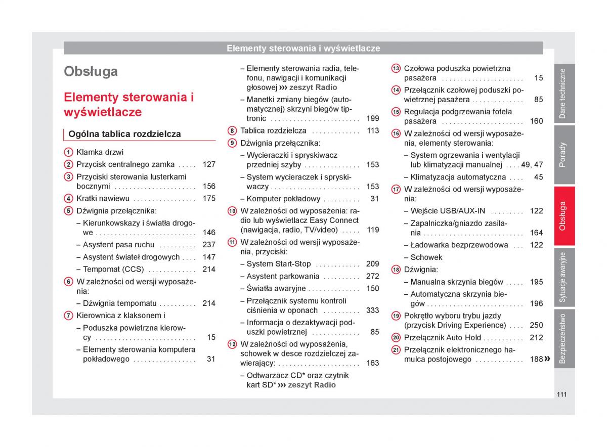 Seat Ateca instrukcja obslugi / page 113