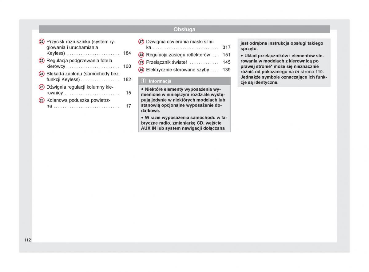 Seat Ateca instrukcja obslugi / page 114