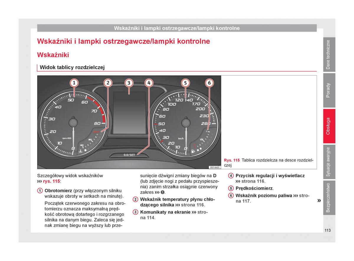 Seat Ateca instrukcja obslugi / page 115