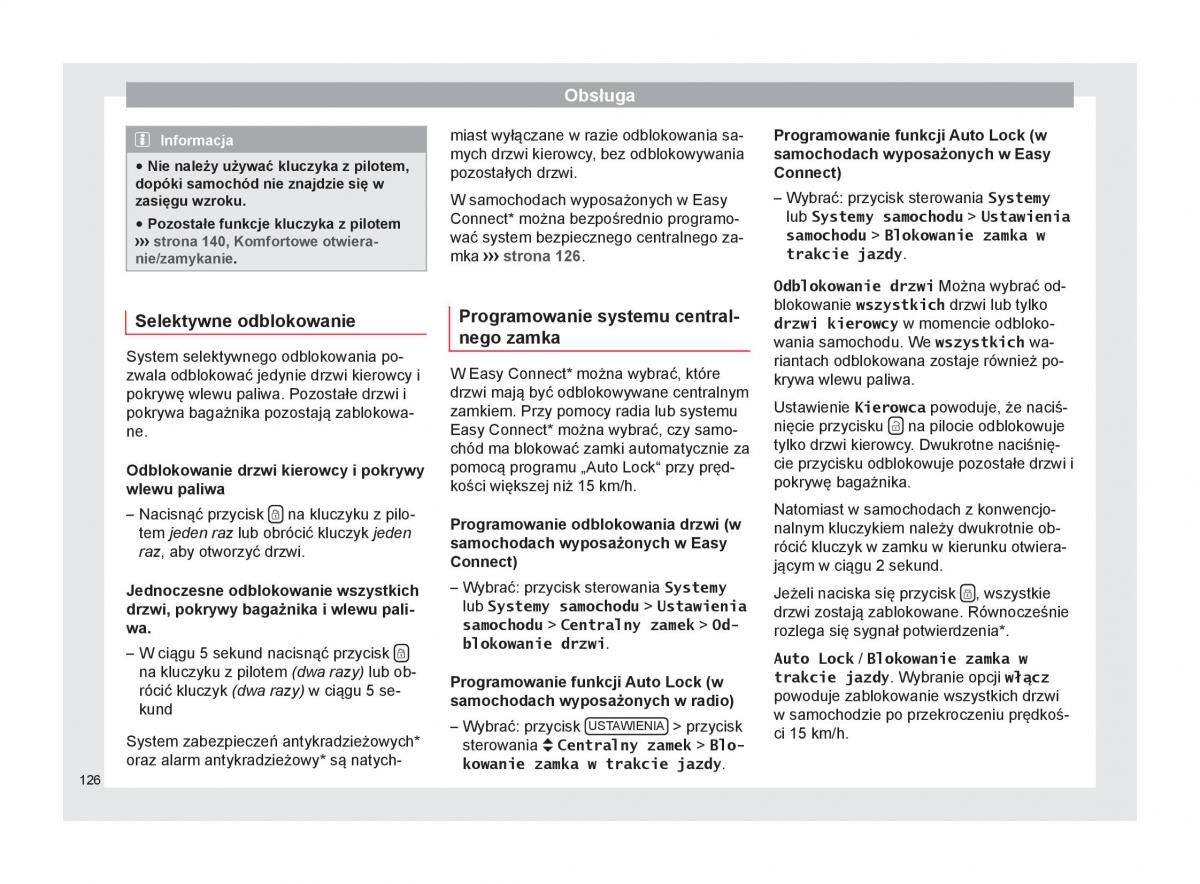 Seat Ateca instrukcja obslugi / page 128