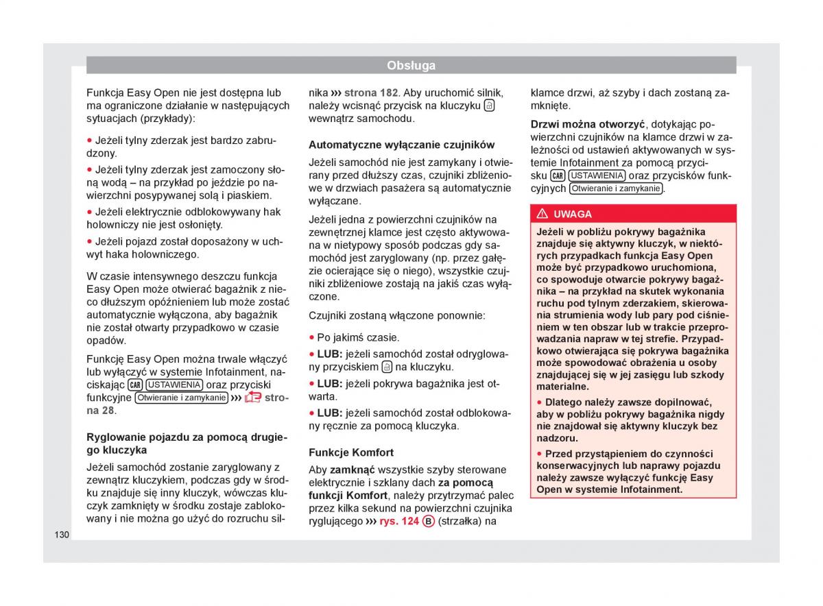 Seat Ateca instrukcja obslugi / page 132