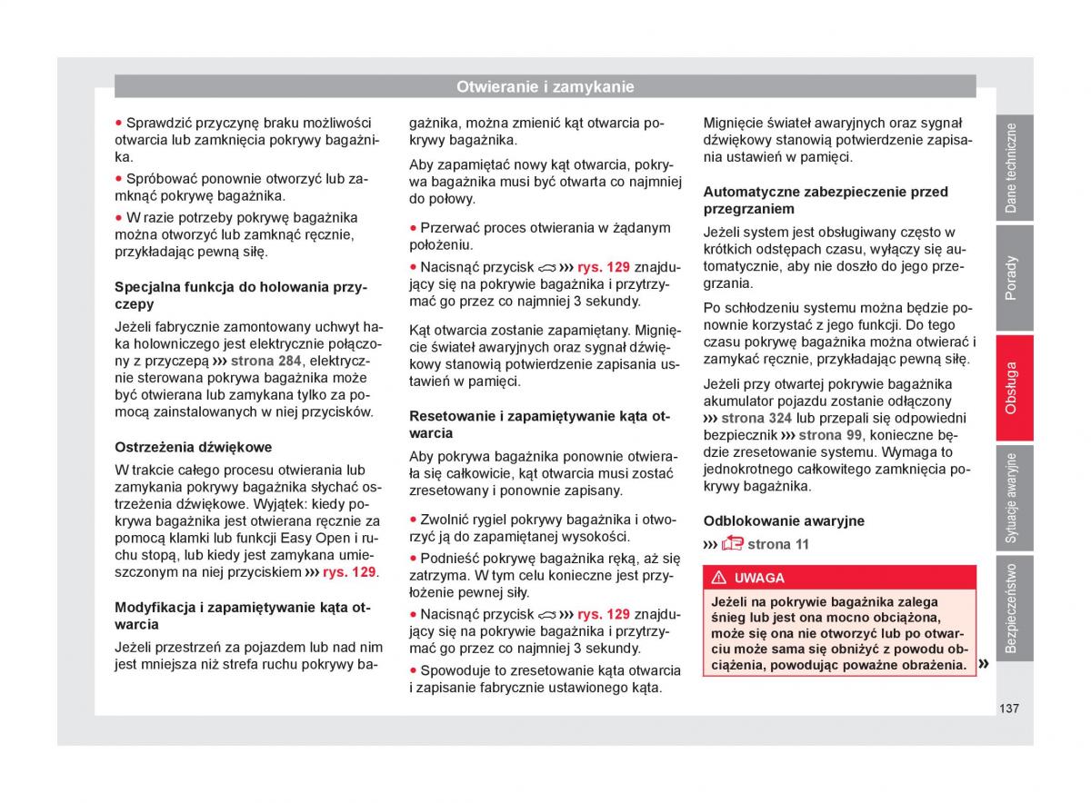 Seat Ateca instrukcja obslugi / page 139