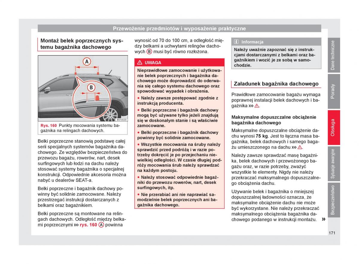 Seat Ateca instrukcja obslugi / page 173