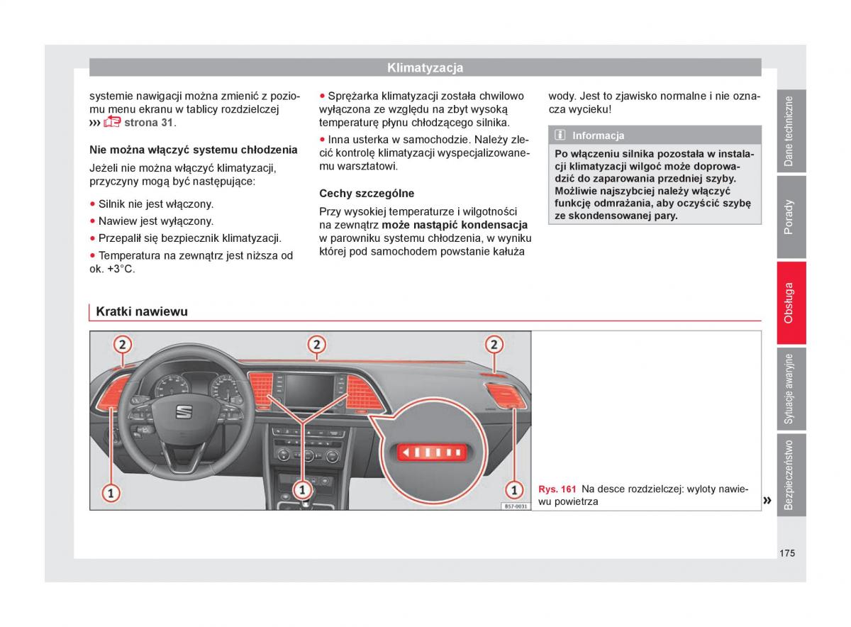 Seat Ateca instrukcja obslugi / page 177