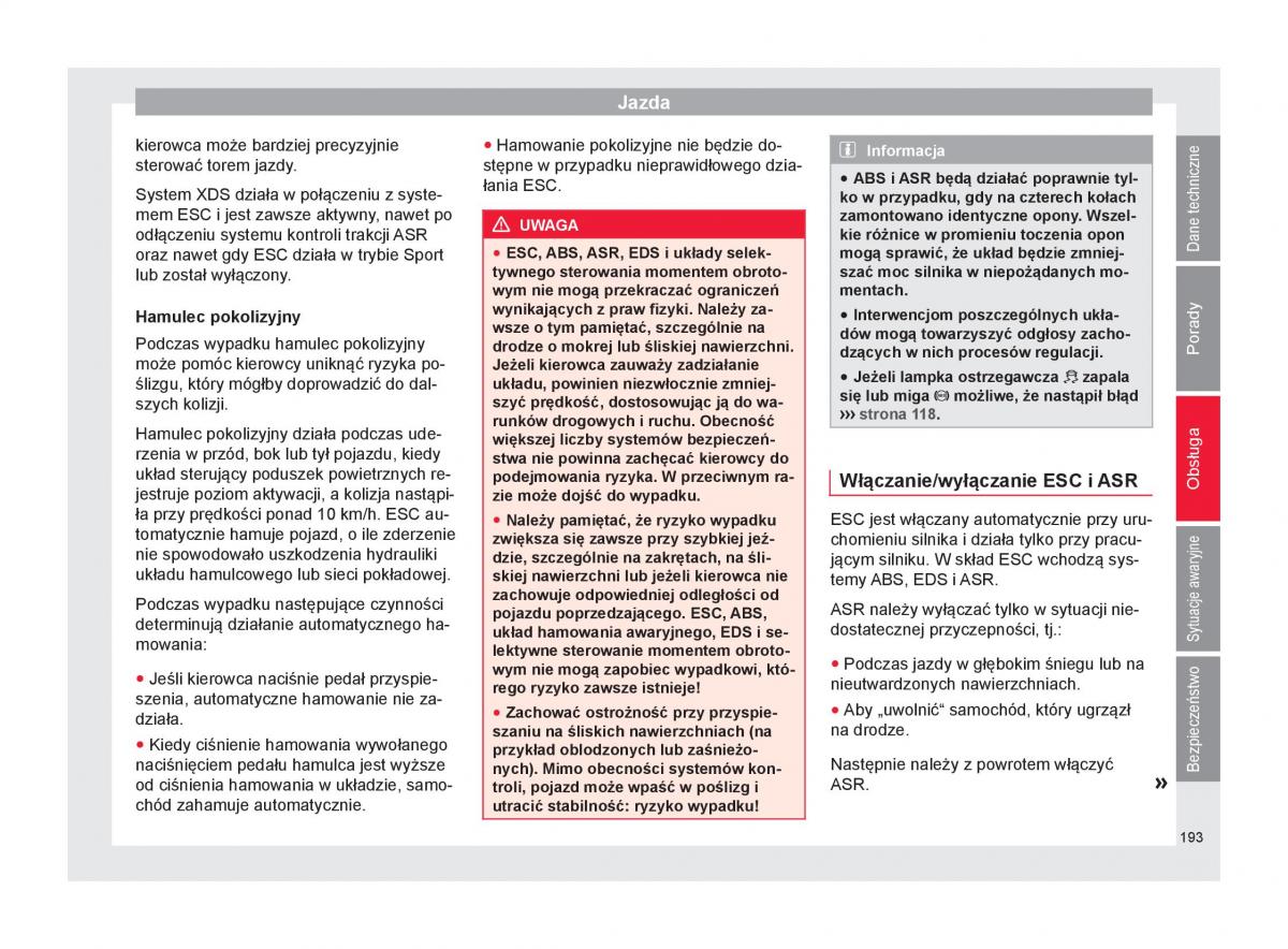 Seat Ateca instrukcja obslugi / page 195