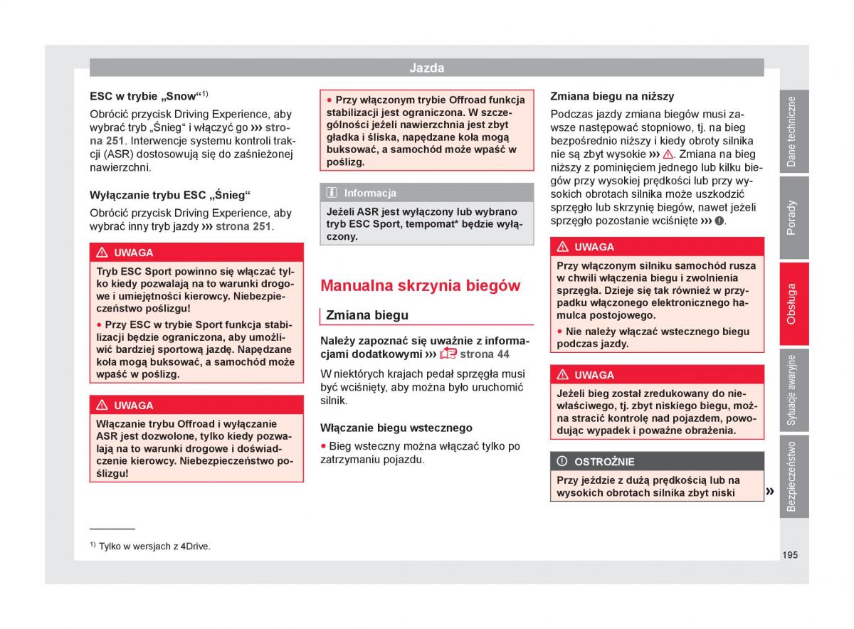 Seat Ateca instrukcja obslugi / page 197