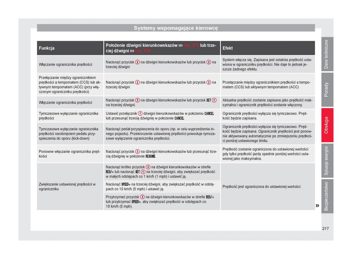 Seat Ateca instrukcja obslugi / page 219