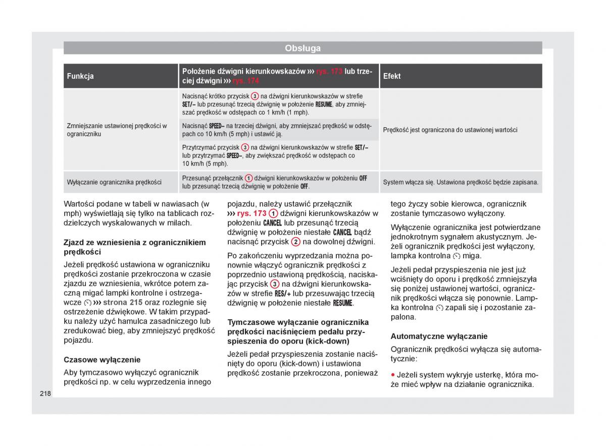 Seat Ateca instrukcja obslugi / page 220