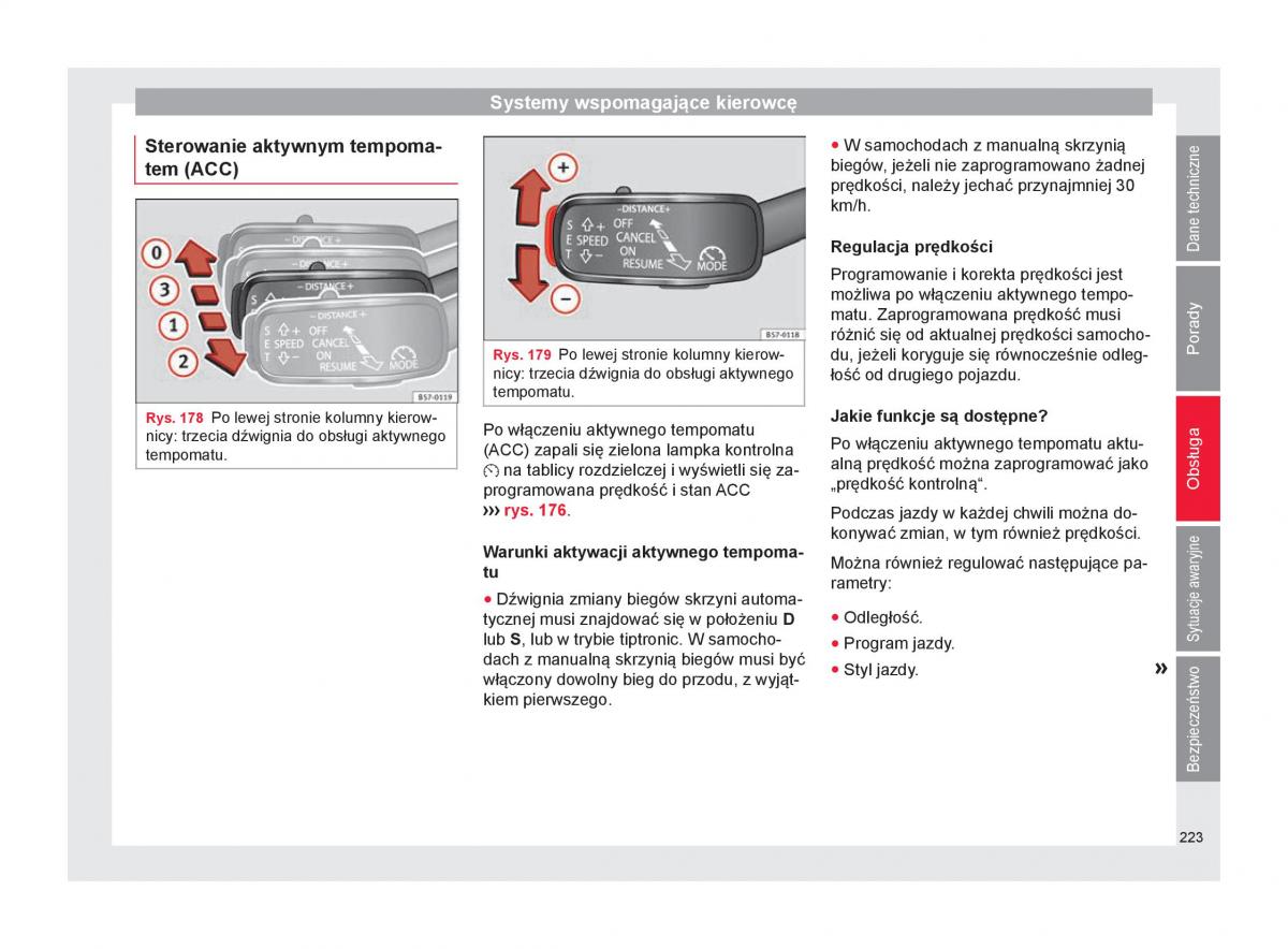 Seat Ateca instrukcja obslugi / page 225