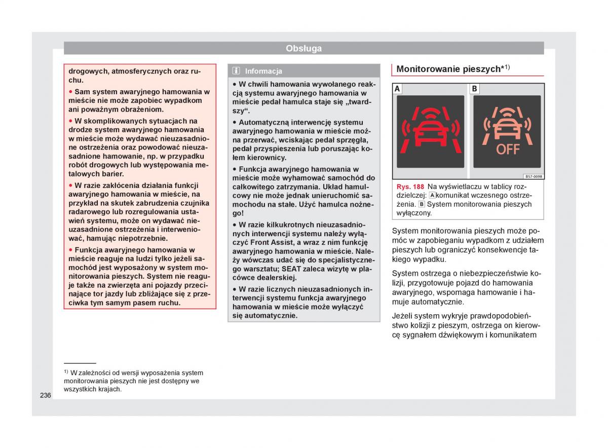 Seat Ateca instrukcja obslugi / page 238