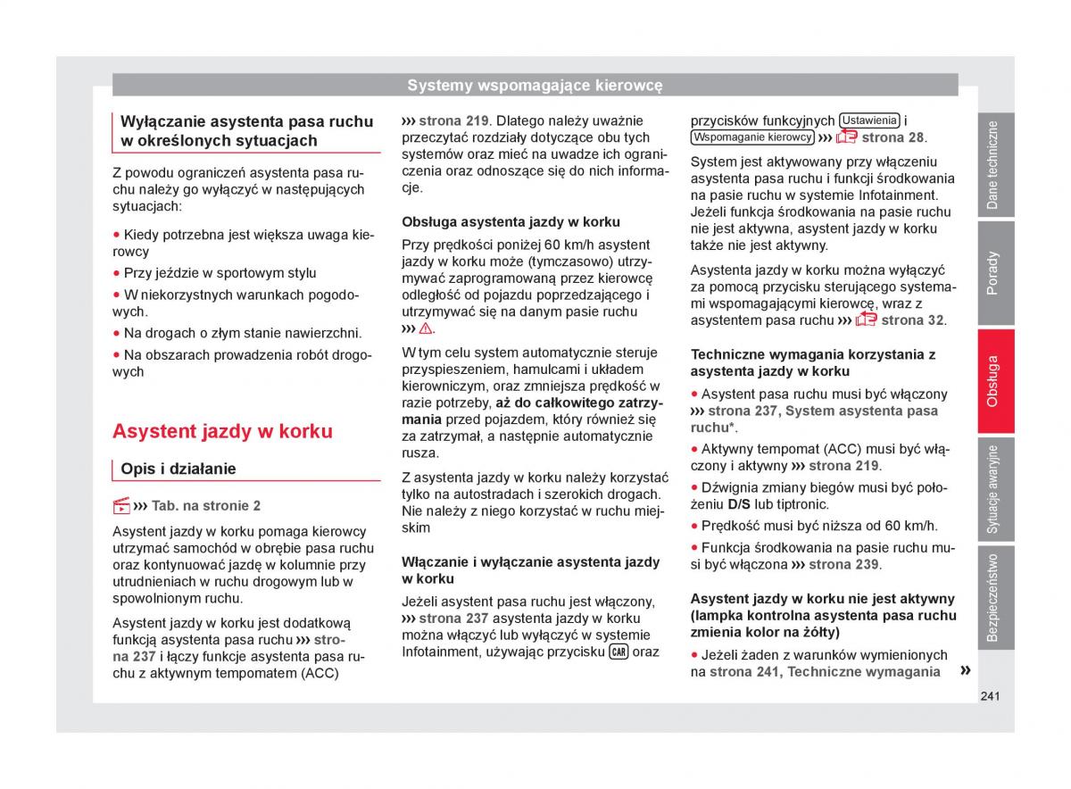 Seat Ateca instrukcja obslugi / page 243