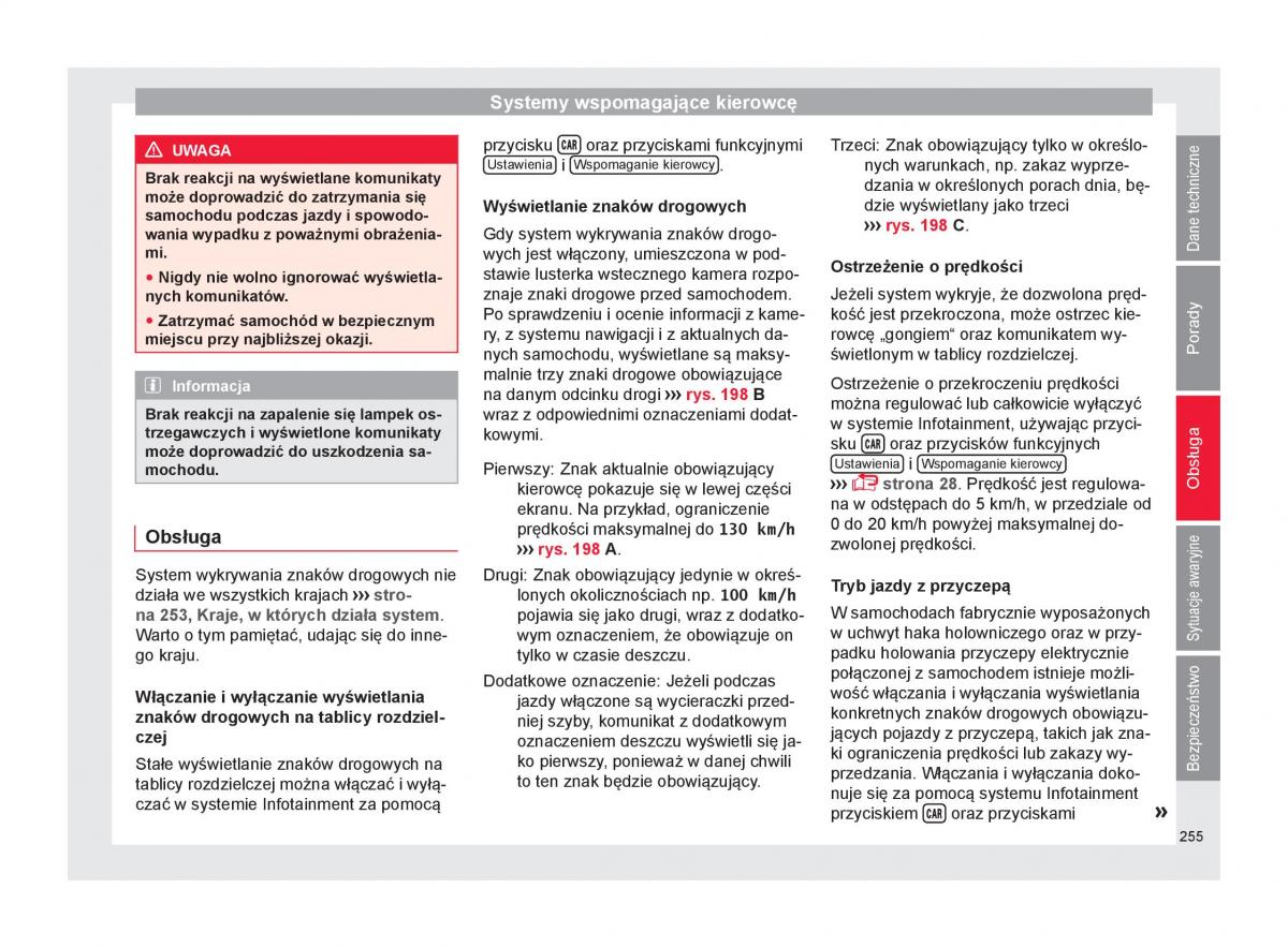 Seat Ateca instrukcja obslugi / page 257