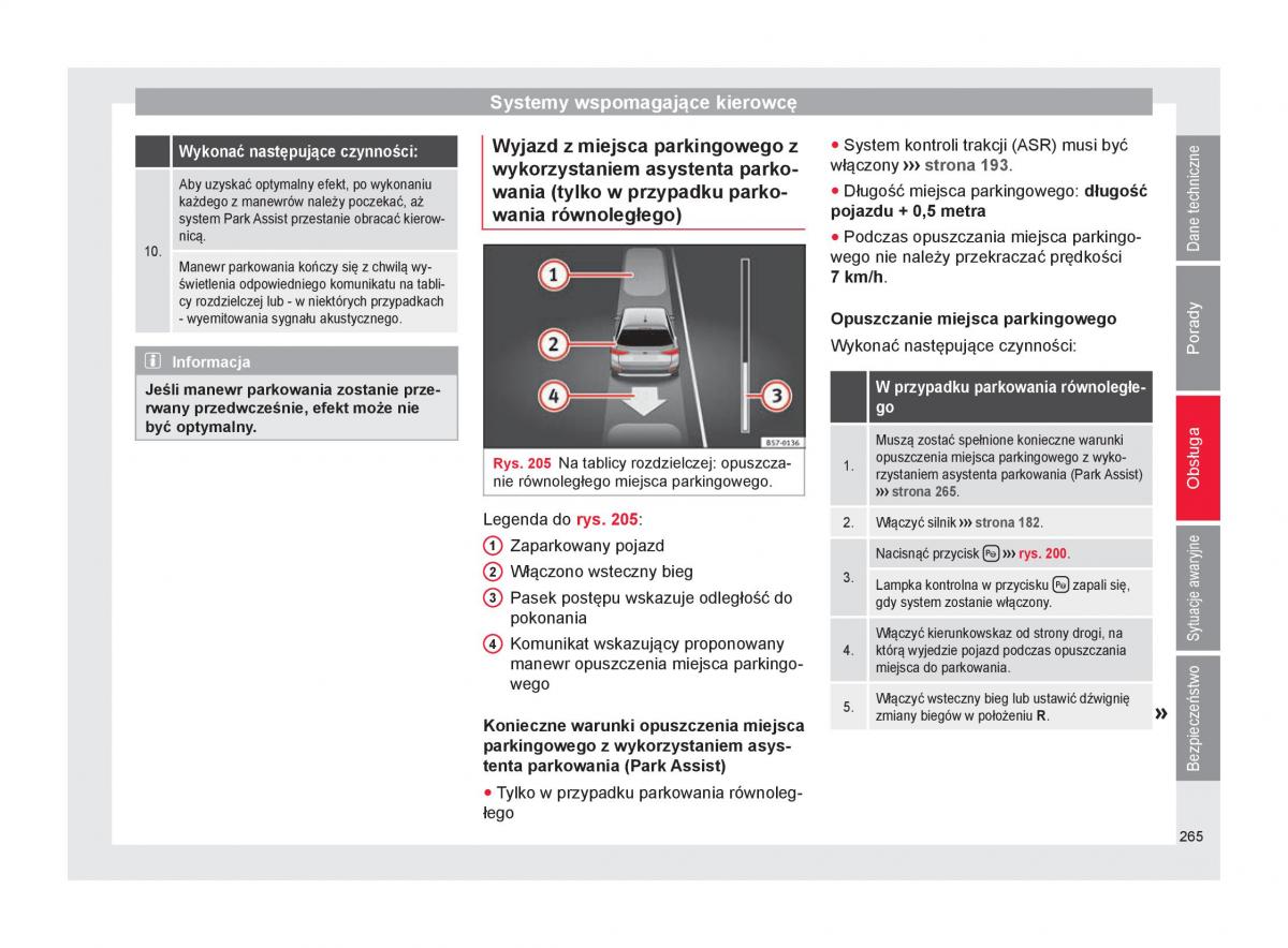 Seat Ateca instrukcja obslugi / page 267