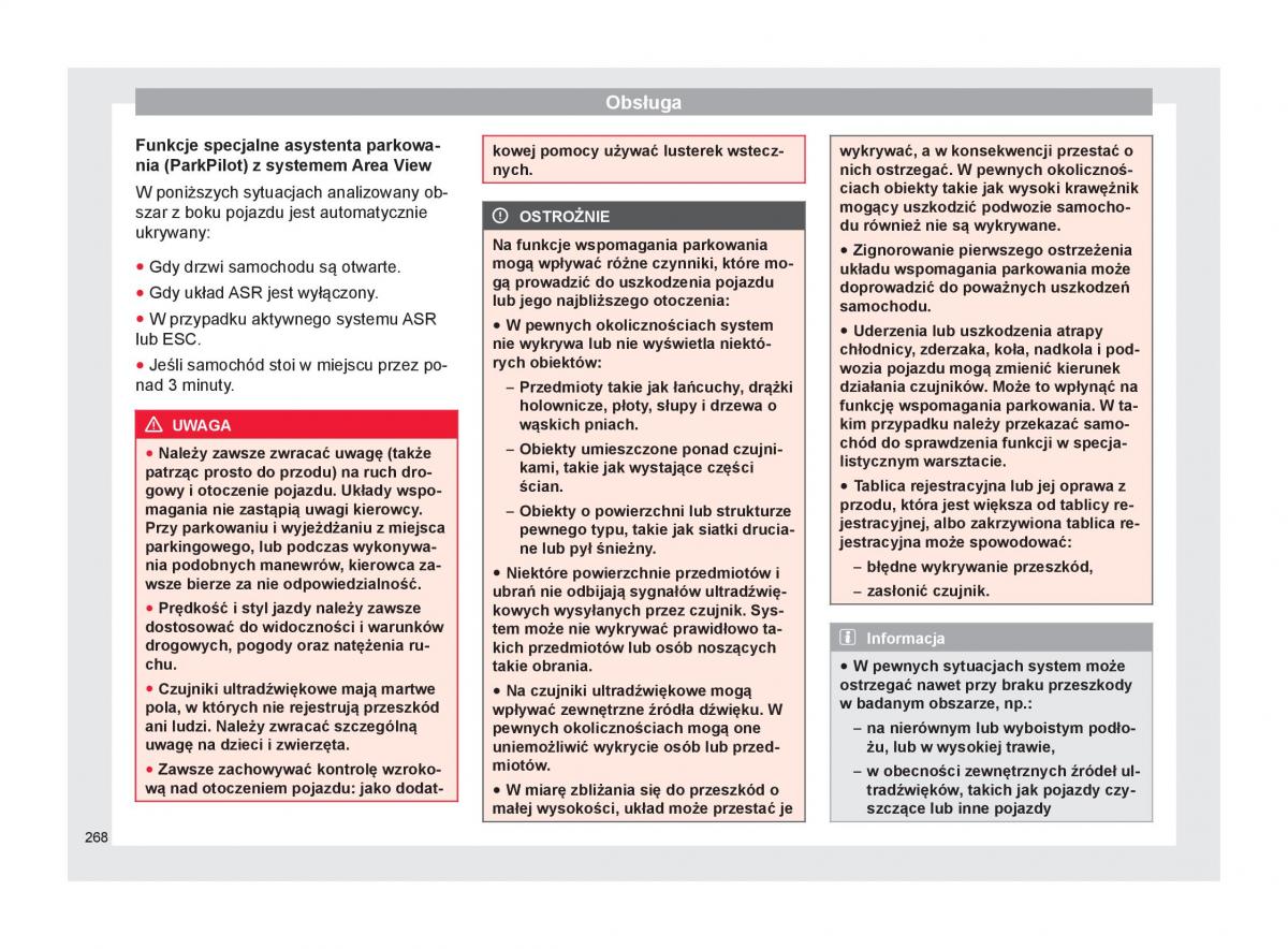 Seat Ateca instrukcja obslugi / page 270