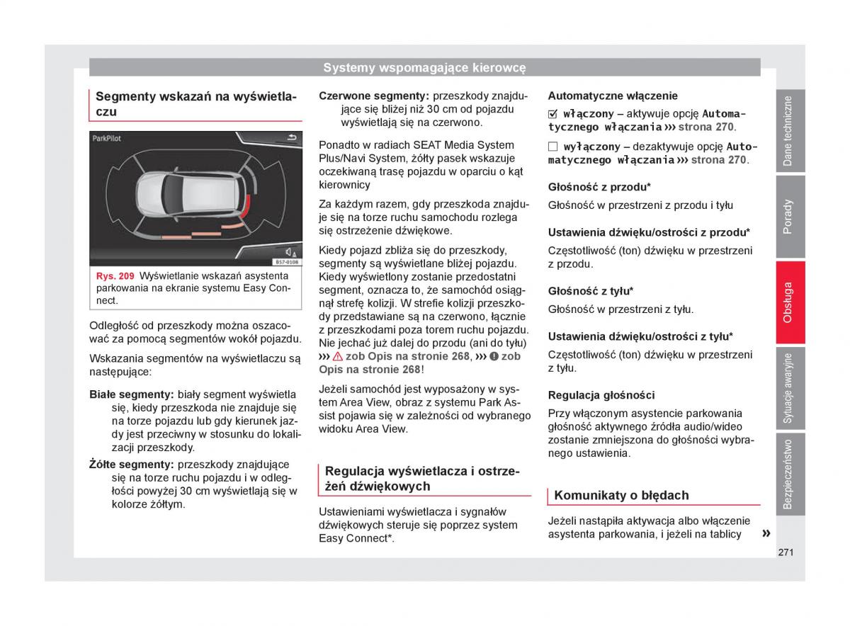 Seat Ateca instrukcja obslugi / page 273