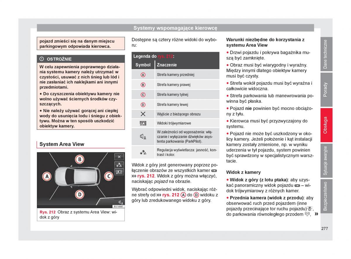 Seat Ateca instrukcja obslugi / page 279